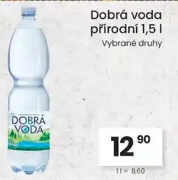 Kubík potraviny Dobrá voda přírodní nabídka