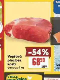 Billa Vepřová plec bez kosti nabídka