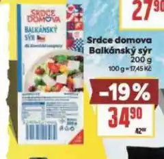 Billa Balkánský sýr nabídka