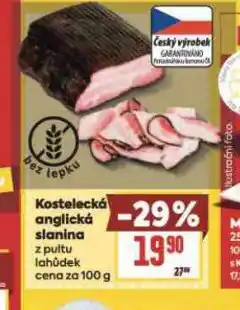 Billa Anglická slanina nabídka