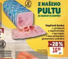 Billa Vepřová šunka nabídka