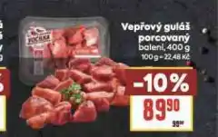 Billa Vepřový guláš porcovaný nabídka