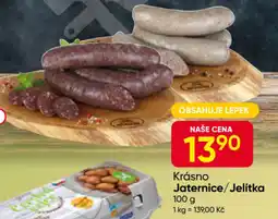 Hruška Krásno Jaternice/Jelitka nabídka