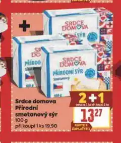 Billa Přírodní smetanový sýr nabídka