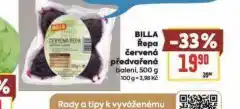 Billa Řepa červená předvařená nabídka