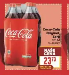 Billa Coca cola, coca cola zero nabídka