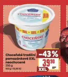 Billa Choceňské tradiční pomazánkové xxl nabídka