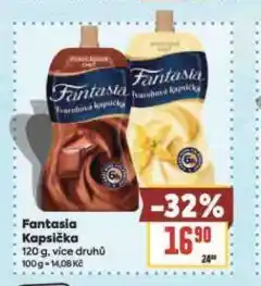Billa Fantasia kapsičky nabídka