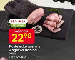 Hruška Kostelecké uzeniny Anglická slanina nabídka