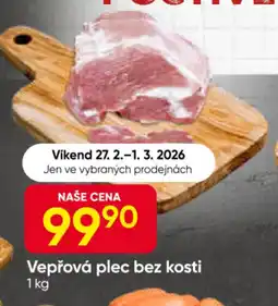 Hruška Vepřová plec bez kosti nabídka
