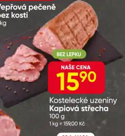 Hruška Kostelecké uzeniny Kapiová střecha nabídka