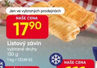 Hruška Listový závin nabídka