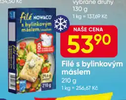 Hruška Filé s bylinkovým máslem nabídka