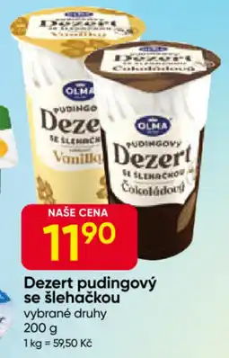 Hruška Dezert pudingovy se slehackou nabídka