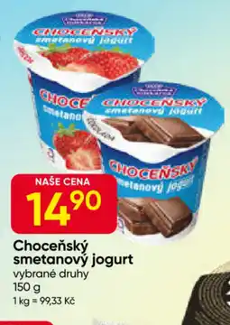 Hruška Choceňský smetanový jogurt nabídka