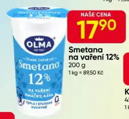 Hruška Smetana na vaření 12% nabídka