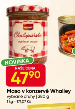 Hruška Maso v konzervě Whalley nabídka