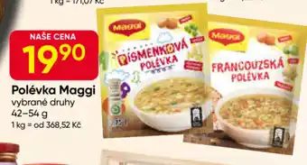 Hruška Polévka Maggi nabídka