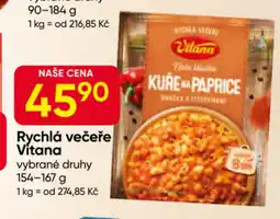 Hruška Rychlá večeře Vitana nabídka