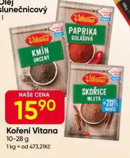 Hruška Koření Vitana nabídka