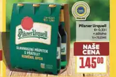 Billa Pivo pilsner urquell nabídka