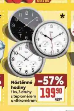 Billa Nástěnné hodiny nabídka