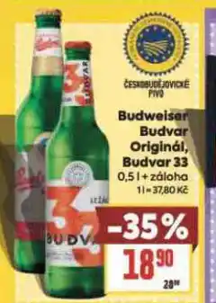 Billa Pivo budvar 33 nabídka