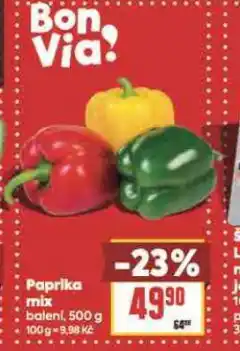 Billa Paprika mix nabídka