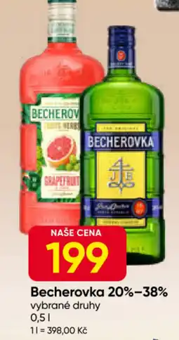 Hruška Becherovka 20%-38% nabídka