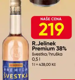Hruška R.Jelínek Premium 38% švestka/hruška nabídka