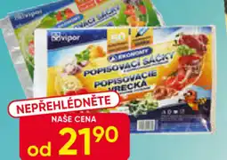 Hruška Popisovací sáčky k zamražování potravin nabídka