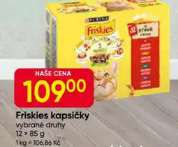 Hruška Friskies kapsičky nabídka