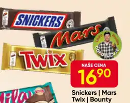 Hruška Snickers | Mars Twix | Bounty nabídka