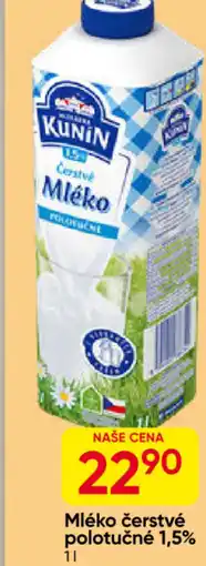 Hruška Mléko čerstvé polotučné 1,5% nabídka