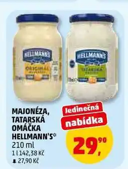 Penny Market TATARSKÁ OMÁČKA HELLMANN'S nabídka