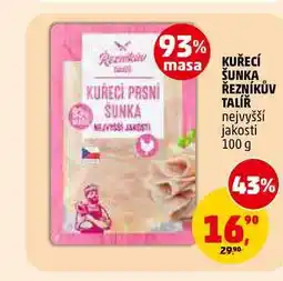 Penny Market KUŘECÍ ŠUNKA ŘEZNÍKŮV TALÍŘ nabídka