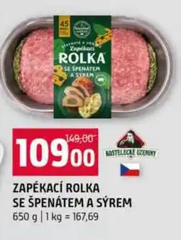 Terno ZAPÉKACÍ ROLKA SE ŠPENÁTEM A SÝREM nabídka