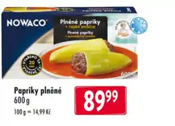 Qanto Nowaco Papriky plněné nabídka