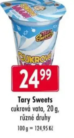 Qanto Tary Sweets cukrová vata nabídka