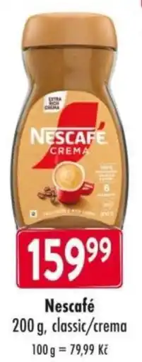 Qanto Nescafé, classic/crema nabídka