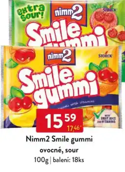 Qanto Nimm2 Smile gummi ovocné, sour nabídka