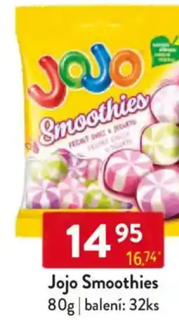 Qanto Jojo Smoothies nabídka