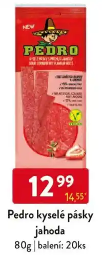 Qanto Pedro kyselé pásky jahoda nabídka