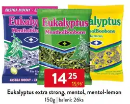 Qanto Eukalyptus extra strong, mentol, mentol-lemon nabídka