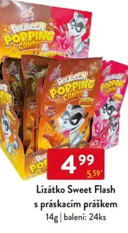 Qanto Lízátko Sweet Flash s práskacím práškem nabídka