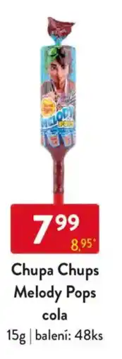 Qanto Chupa Chups Melody Pops cola nabídka