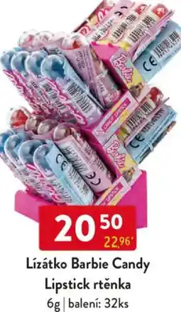 Qanto Lízátko Barbie Candy Lipstick rtěnka nabídka