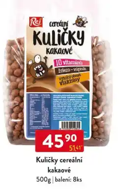 Qanto Kuličky cereální kakaové nabídka