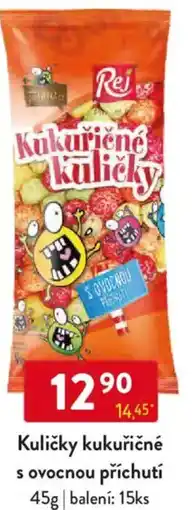 Qanto Kuličky kukuřičné s ovocnou příchutí nabídka