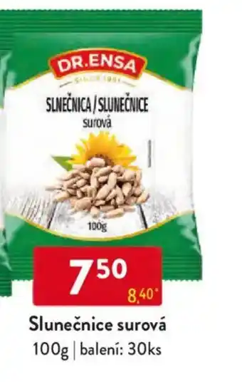 Qanto DR.Ensa Slunečnice surová nabídka